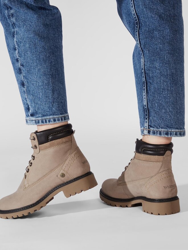 Wrangler Schnürstiefeletten Wrangler Creek WL22540A Beige