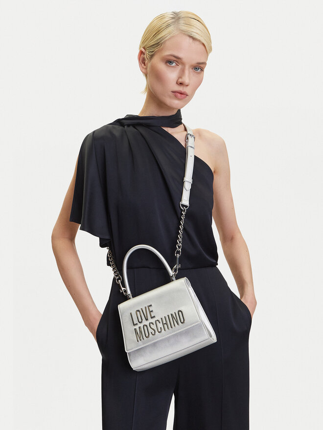 LOVE MOSCHINO Handtasche LOVE MOSCHINO JC4024PP1MKD196B Silberfarben