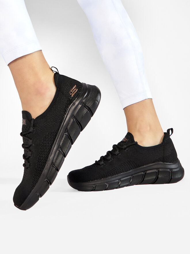 Skechers Sneakersy Skechers BOBS SPORT Color Connect 117121/BBK Čierna