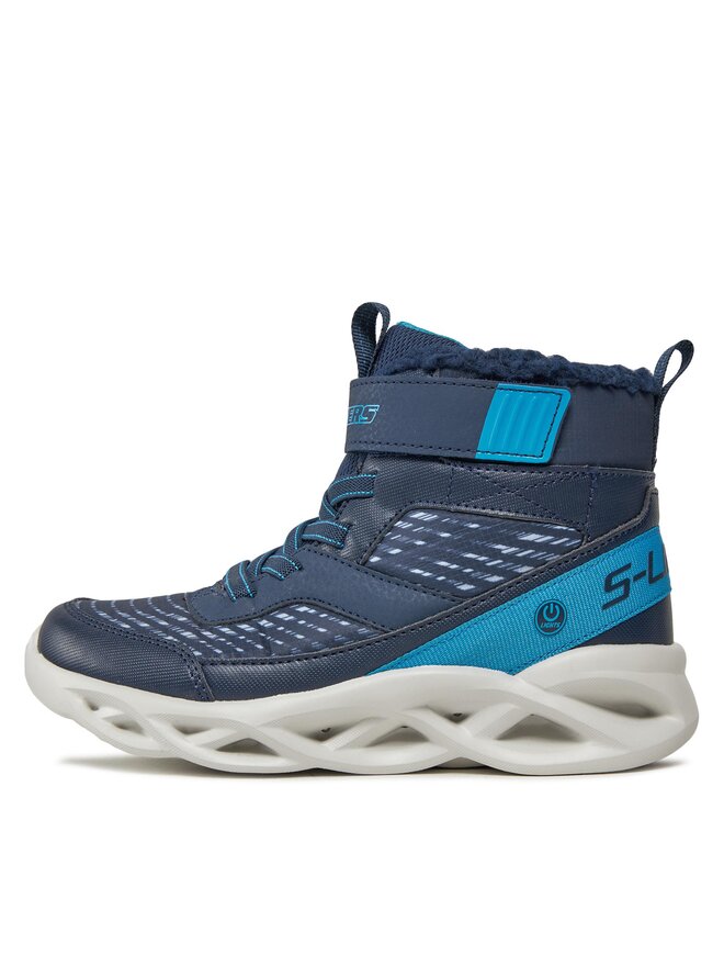 Skechers Sneakersy Skechers Twisted-Brights 401651L/NVBL Granatowy