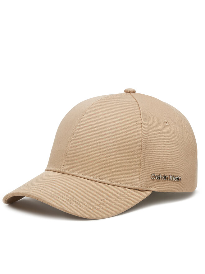 Calvin Klein Czapka z daszkiem Calvin Klein Cotton Twill Cap K60K612910 Szary