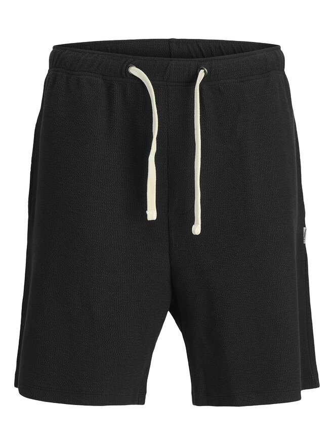 Jack&Jones Jack&Jones Komplektas: polo marškinėliai, džemperis ir šortai Slington 12281841 Juoda Relaxed Fit