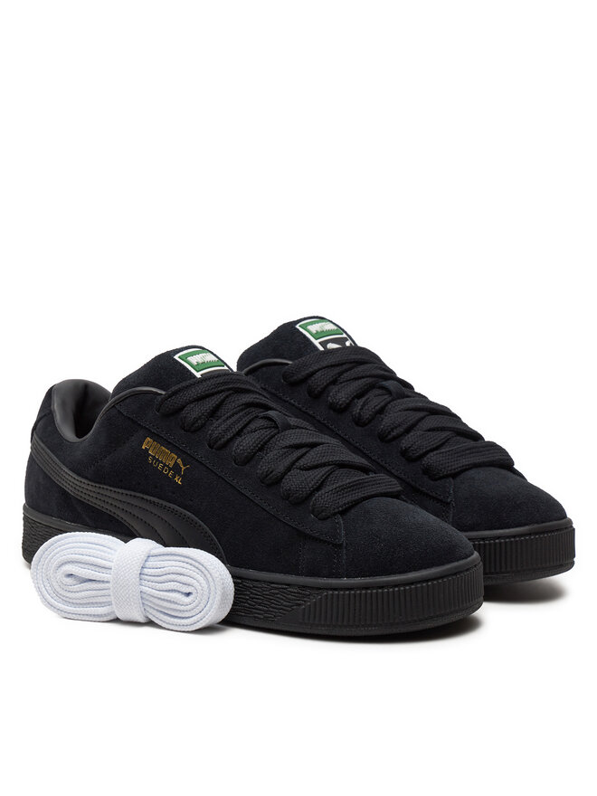 Black suede puma sneakers outlet