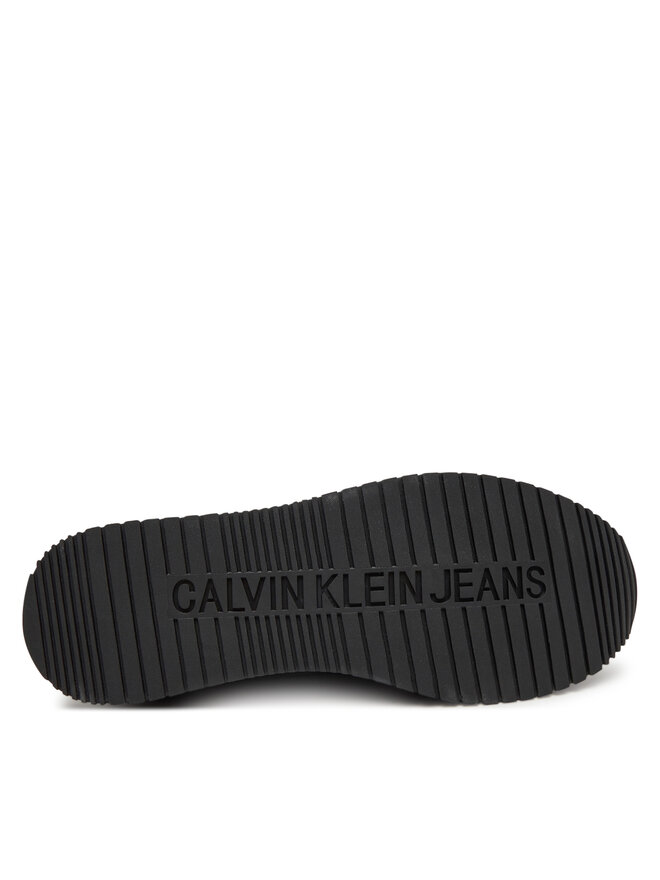 Calvin Klein Jeans Sneakers Calvin Klein Jeans Runner Sock Laceup Ny-Lth Wn YW0YW00840 Nero