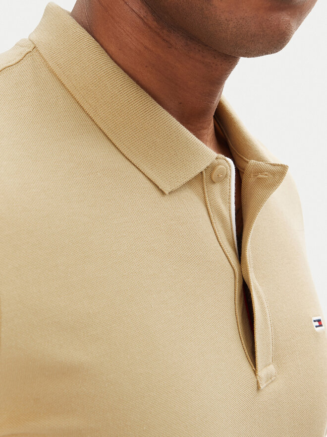 Tommy Jeans Tommy Jeans Polo DM0DM20676 Μπεζ Slim Fit