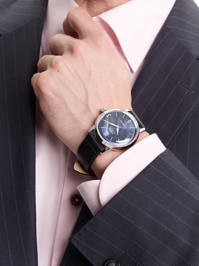Timex Ročna ura Timex Marlin® Automatic TW2W93100 Srebrna