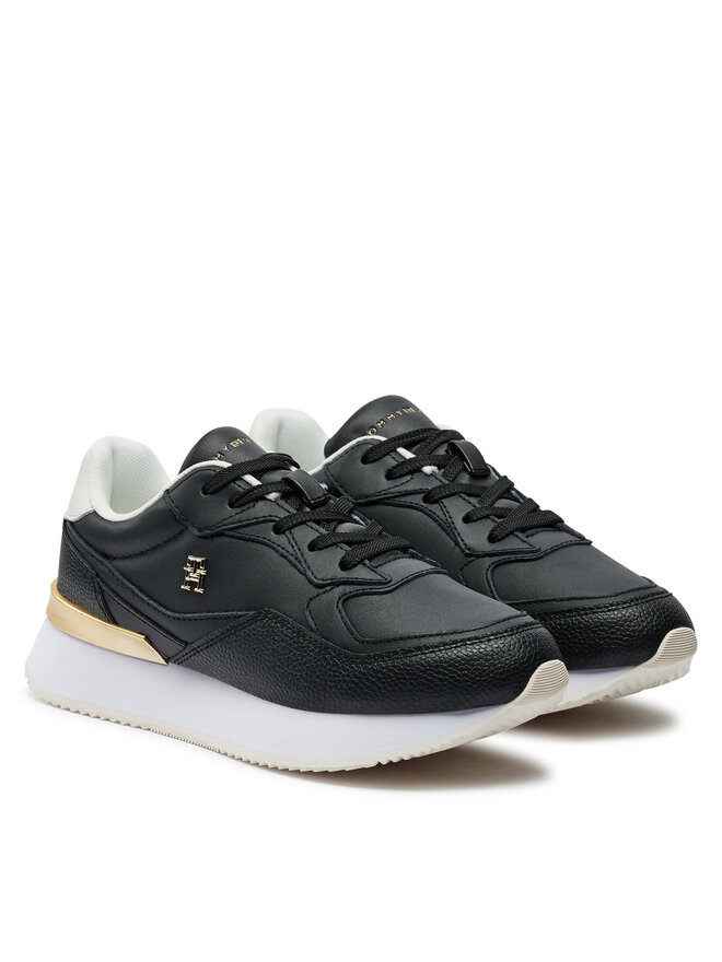 Tommy Hilfiger Snīkeri Tommy Hilfiger Chic Chunky Runner FW0FW08203 Melns