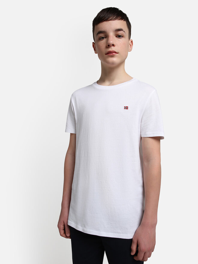 Napapijri Napapijri Camiseta NP0A4GEH D Blanco Regular Fit