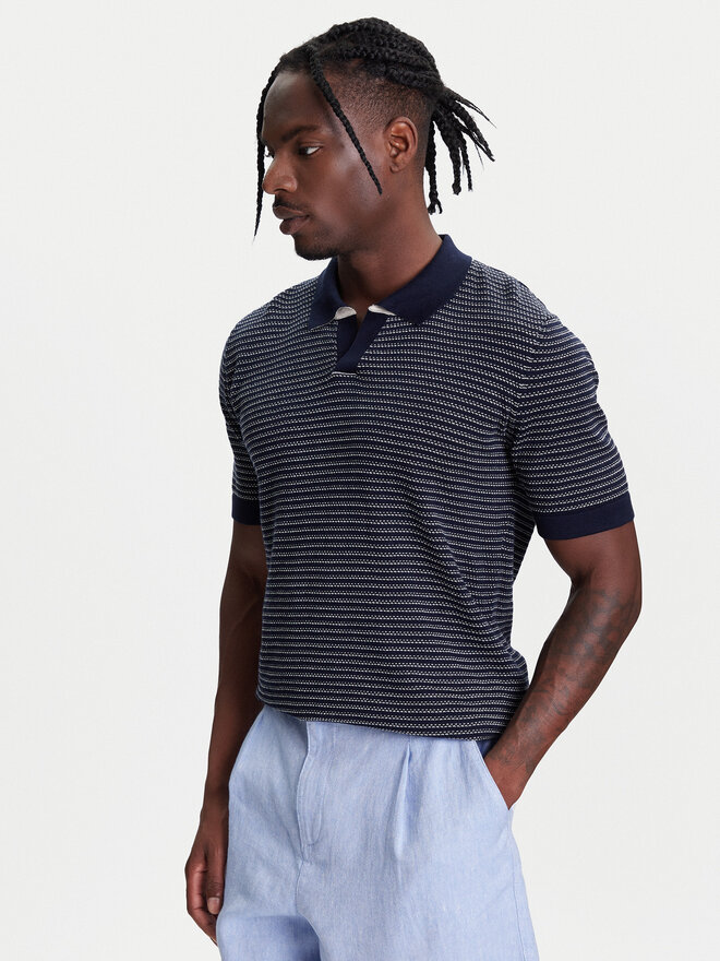 United Colors Of Benetton United Colors Of Benetton Pólóing 1094K301J Sötétkék Regular Fit