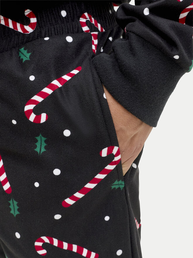 Jack & Jones Jack & Jones Піжама Tristan 12285375 Чорний Loose Fit