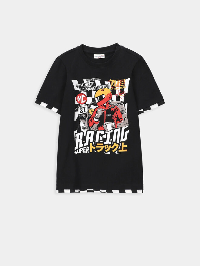Coccodrillo Coccodrillo T-Shirt WC4143202RAJ Schwarz Regular Fit