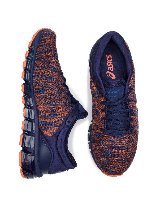 Laufschuhe Asics Gel Quantum 360 Knit 2 T840N Dunkelblau eschuhe