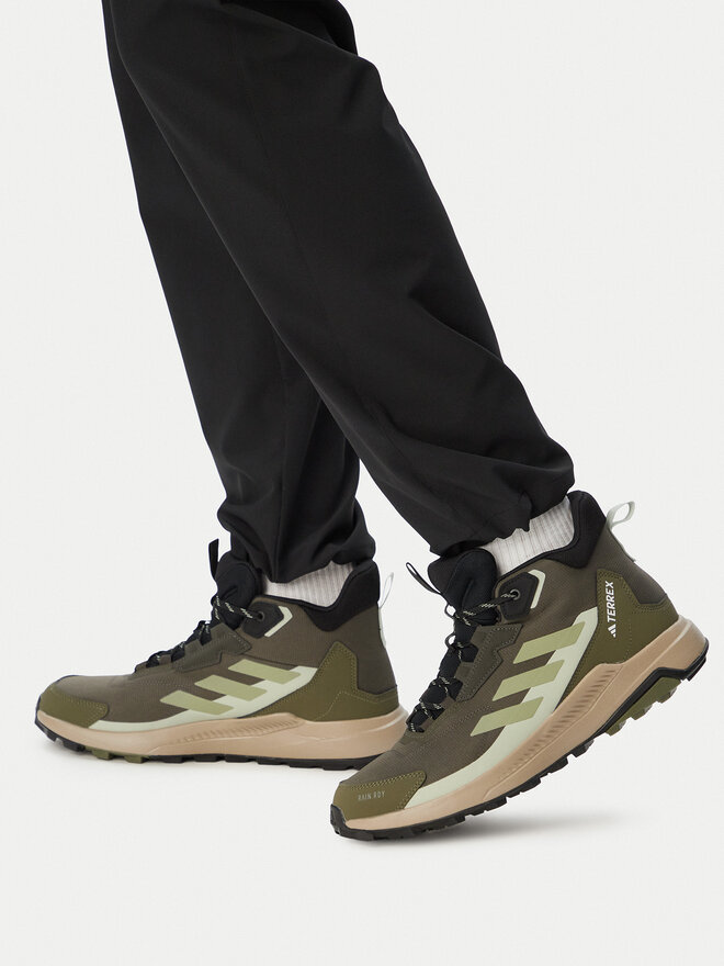 adidas Трекінгові черевики adidas Terrex Anylander Mid Rain.Rdy Hiking Shoes JR6594 Коричневий