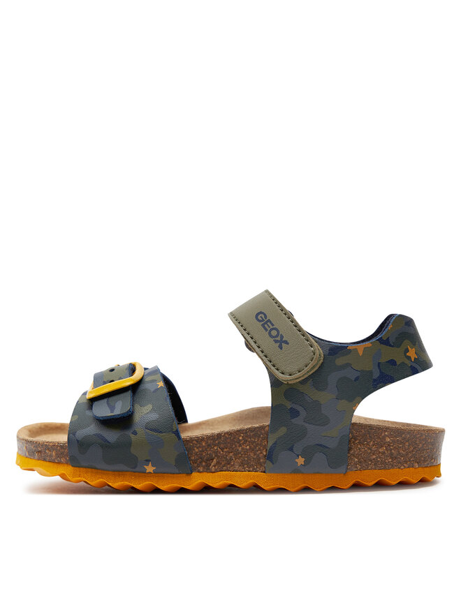 Geox Sandály Geox B Sandal Chalki Boy B922QA 00454 C3375 S Zelená