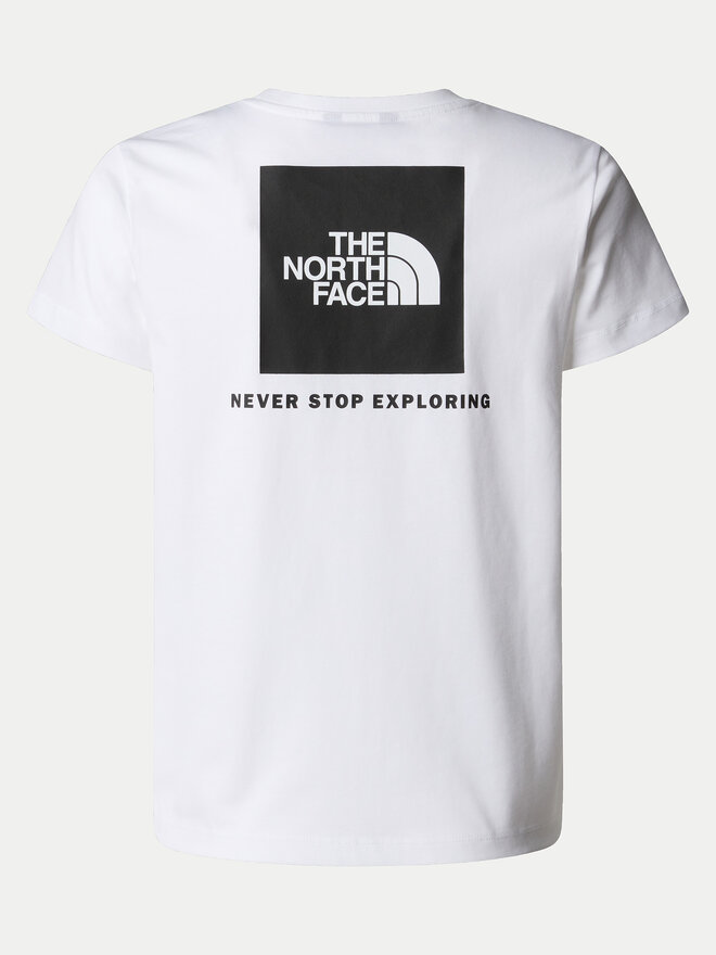 The North Face The North Face Marškinėliai Redbox NF0A89VT Balta Regular Fit