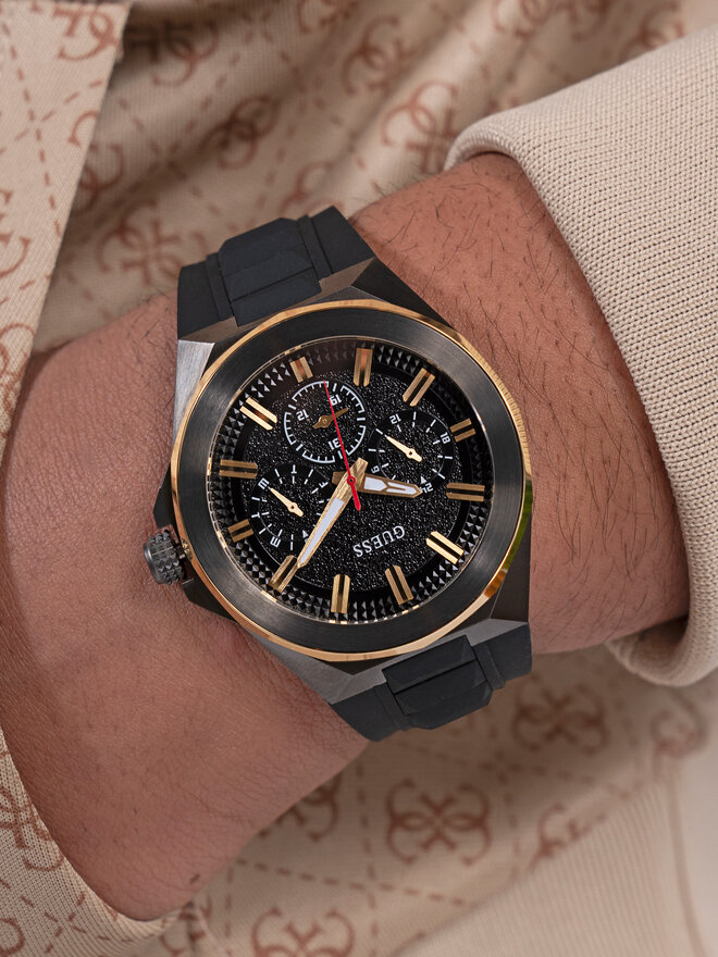 Guess Zegarek Guess GW0799G1 Czarny