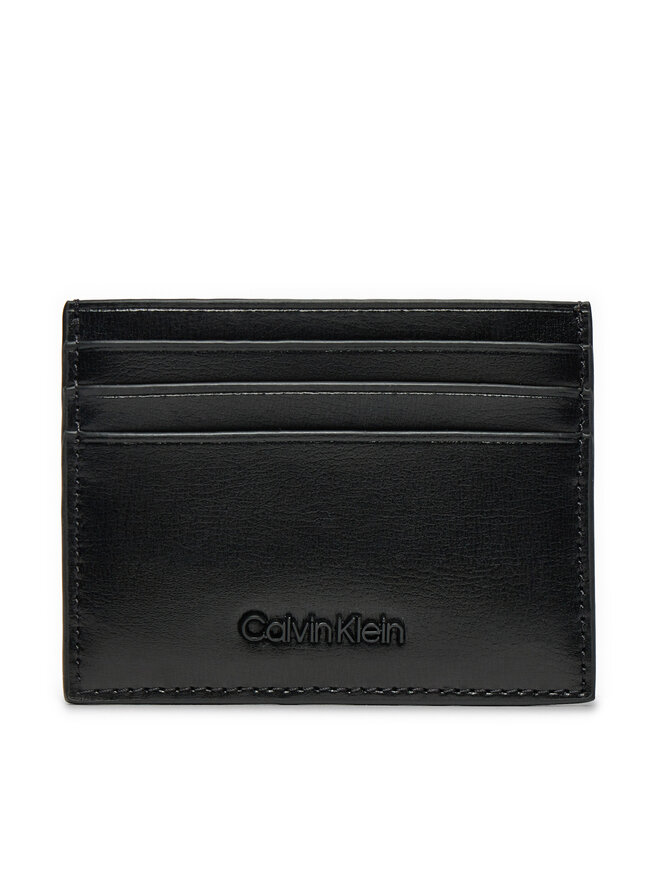 Calvin Klein Dāvanu kompleksts Calvin Klein Gs Ccholder 6Cc + Keyfob K50K512393 Melns