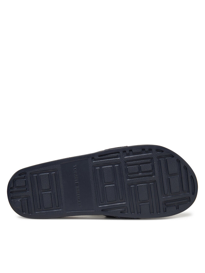 Tommy Hilfiger Šľapky Tommy Hilfiger Hilfiger Poolside With Webbing FW0FW08529 Tmavomodrá