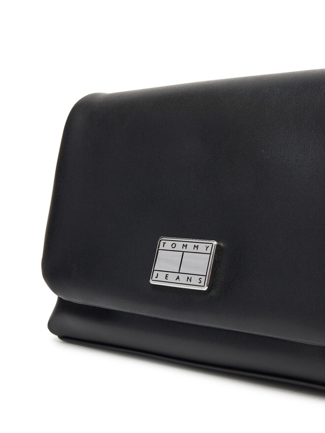 Tommy Jeans Handtasche Tommy Jeans Tjw American Cool Flap Crossover AW0AW17550 Schwarz