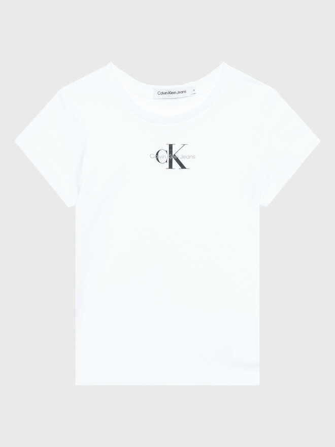 Calvin Klein Jeans Calvin Klein Jeans T-Shirt Micro Monogram IG0IG01470 Weiß Regular Fit