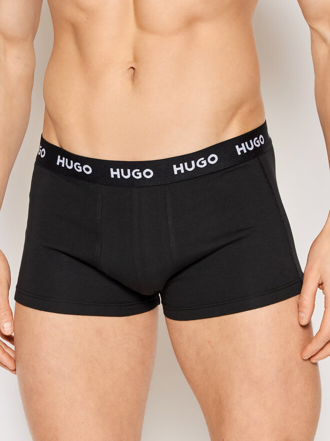 HUGO Hugo Σετ μποξεράκια 3 τμχ 50469786 Μαύρο