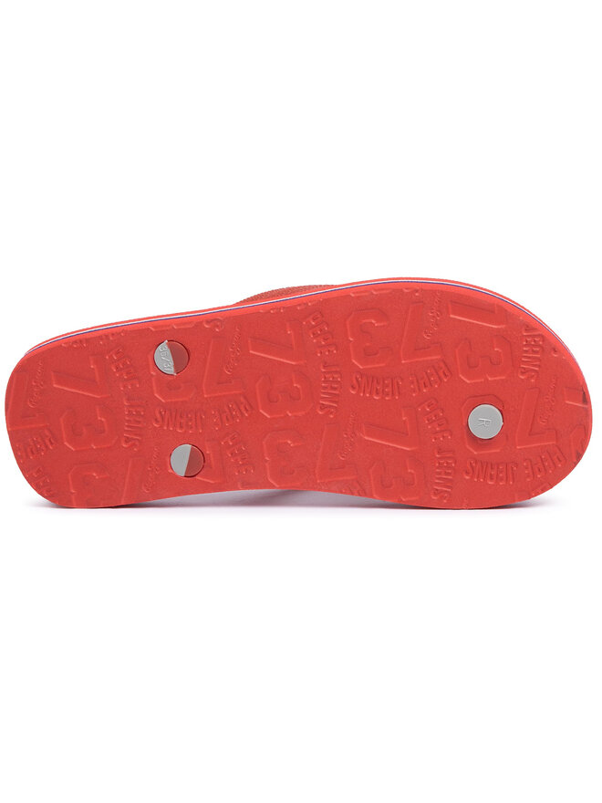 Pepe Jeans Σαγιονάρες Pepe Jeans Beach Basic PBS70032 Κόκκινο