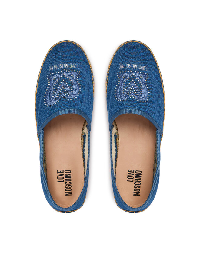 LOVE MOSCHINO Еспадрильї LOVE MOSCHINO JA10532G0OJO5700 Голубий
