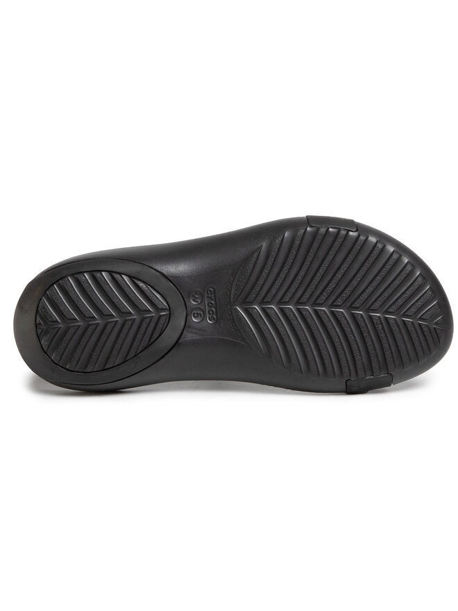 Crocs Sandalen Crocs Serena Metallic Bar Sdl W 206421 Schwarz
