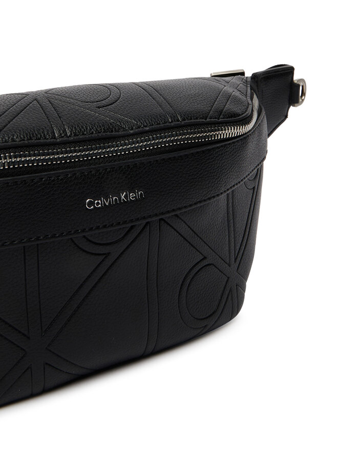 Calvin Klein Gürteltasche﻿ Calvin Klein Emblem Aop Emboss Waistbag LV04D3332G Schwarz