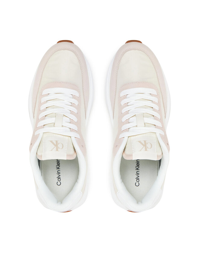 Calvin Klein Jeans Zapatillas Calvin Klein Jeans Athleisure Runner Laceup Mix Wn YW0YW01774 Blanco