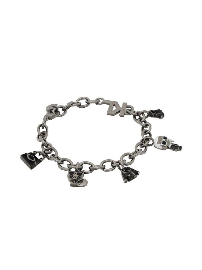 KARL LAGERFELD Βραχιόλι KARL LAGERFELD 220W3940 Μαύρο