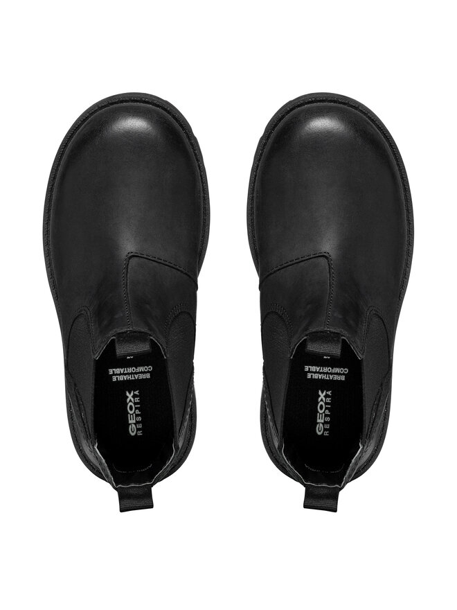 Geox Kotníková obuv Geox J Shaylax Boy J16FAA 00045 C9999 D Černá