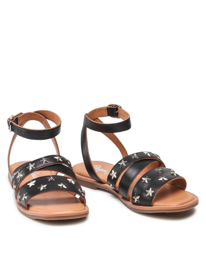 Pepe Jeans Σανδάλια Pepe Jeans Irma Studs PGS90176 Μαύρο