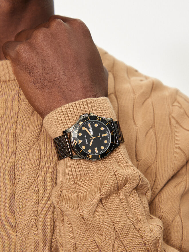 Sekonda Zegarek Sekonda 1872 Czarny