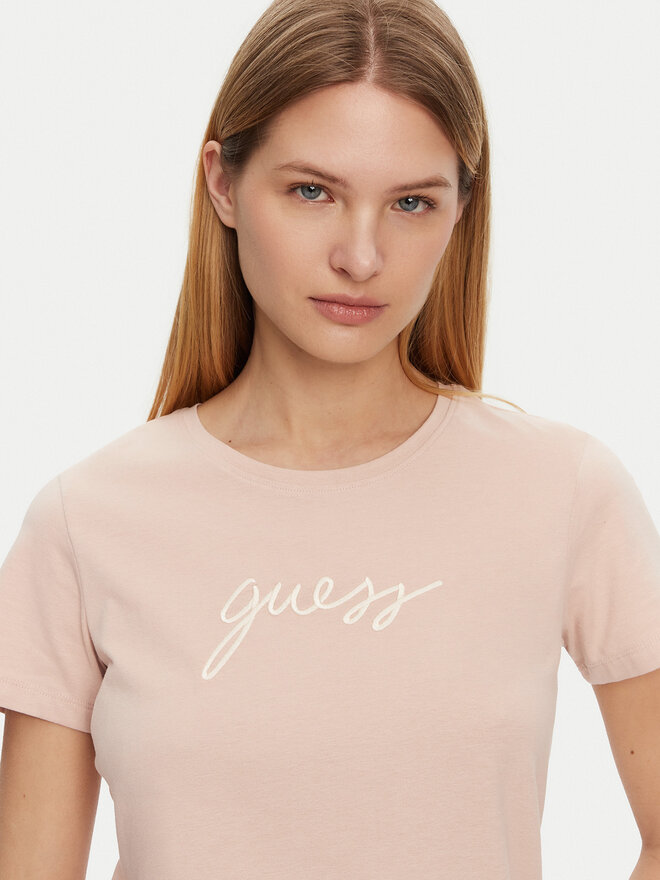 Guess Guess Póló O5GI02 KBBU1 Rózsaszín Regular Fit