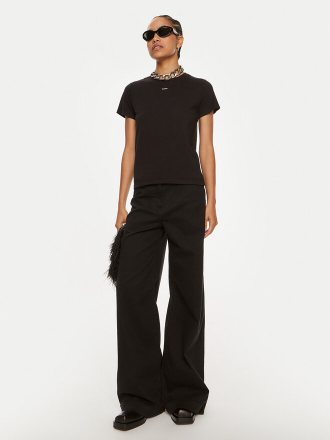 PINKO Pinko T-Shirt Basico 100373 A228 Schwarz Regular Fit