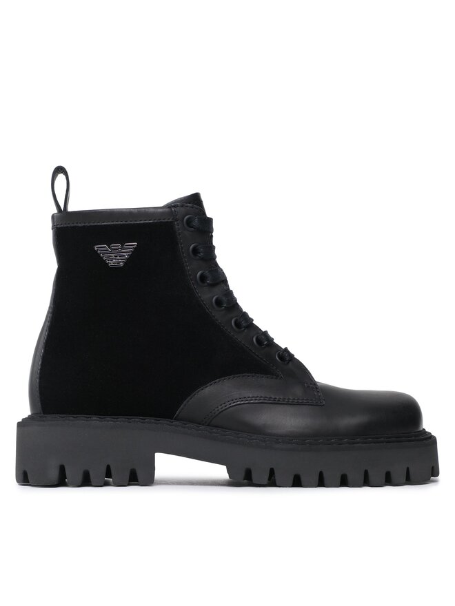 Emporio Armani Turistická obuv Emporio Armani X4M383 XN630 K001 Černá