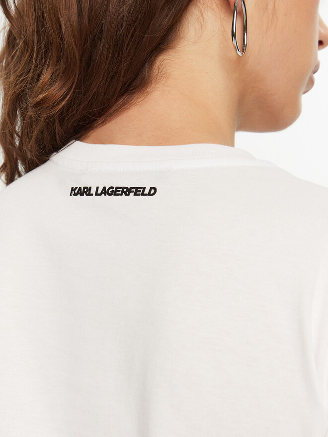 KARL LAGERFELD KARL LAGERFELD T-Shirt A1W17131 Weiß Regular Fit