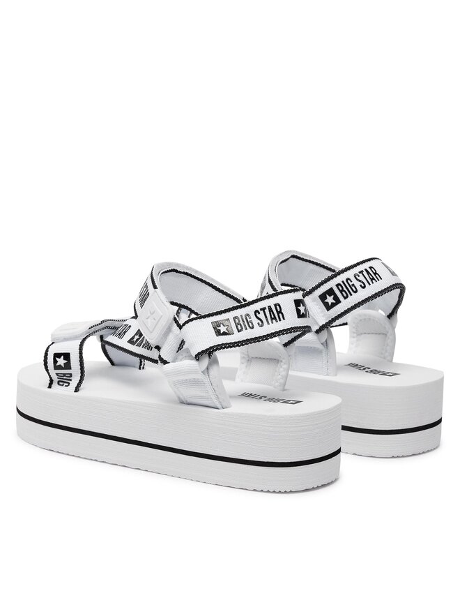Big Star Shoes Sandały Big Star Shoes NN274A526 Biały