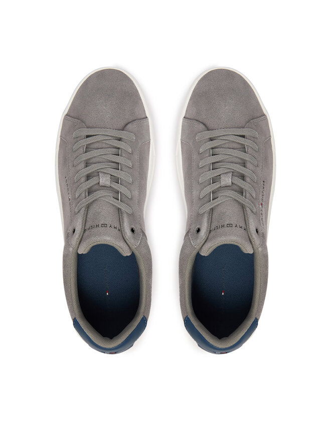 Tommy Hilfiger Sneakers Tommy Hilfiger Th Court Suede FM0FM05824 Grau