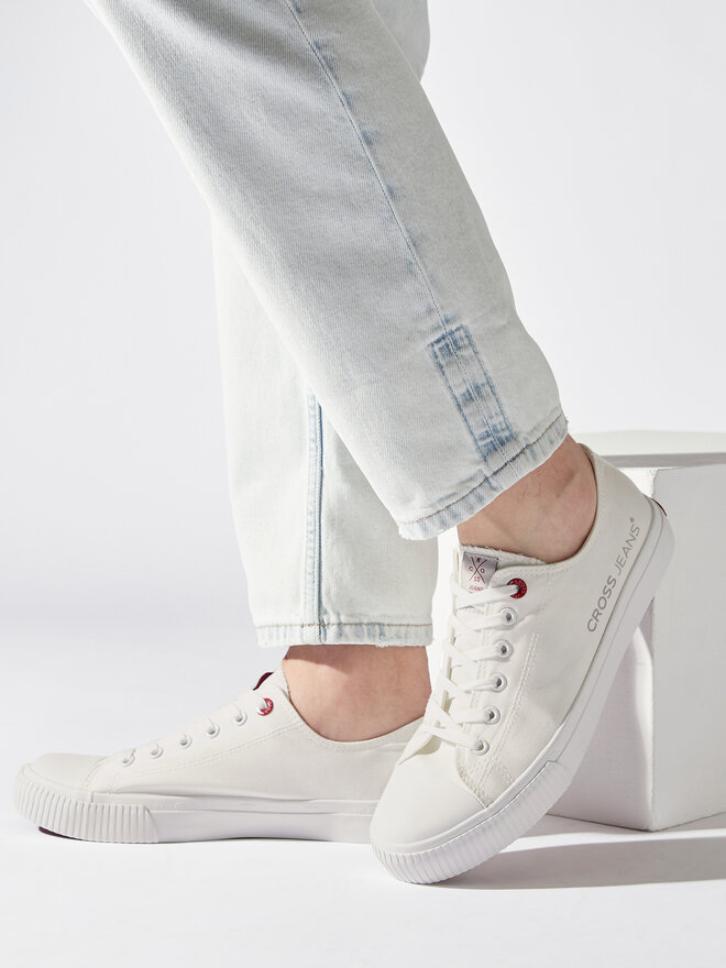 Cross Jeans Plátěnky Cross Jeans LL1R4021C Bílá