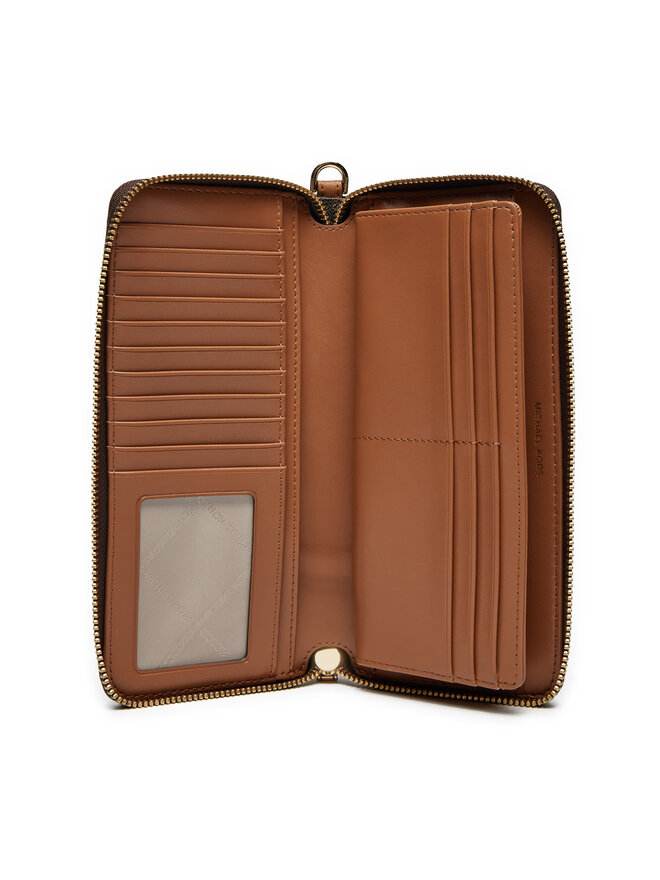 MICHAEL Michael Kors Cartera grande para mujer MICHAEL Michael Kors Jet Set 32F1GJ6E7B Marrón