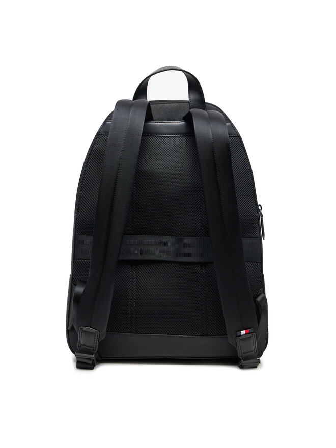 Tommy Hilfiger Batoh Tommy Hilfiger Th Business Leather Backpack AM0AM13213 Černá