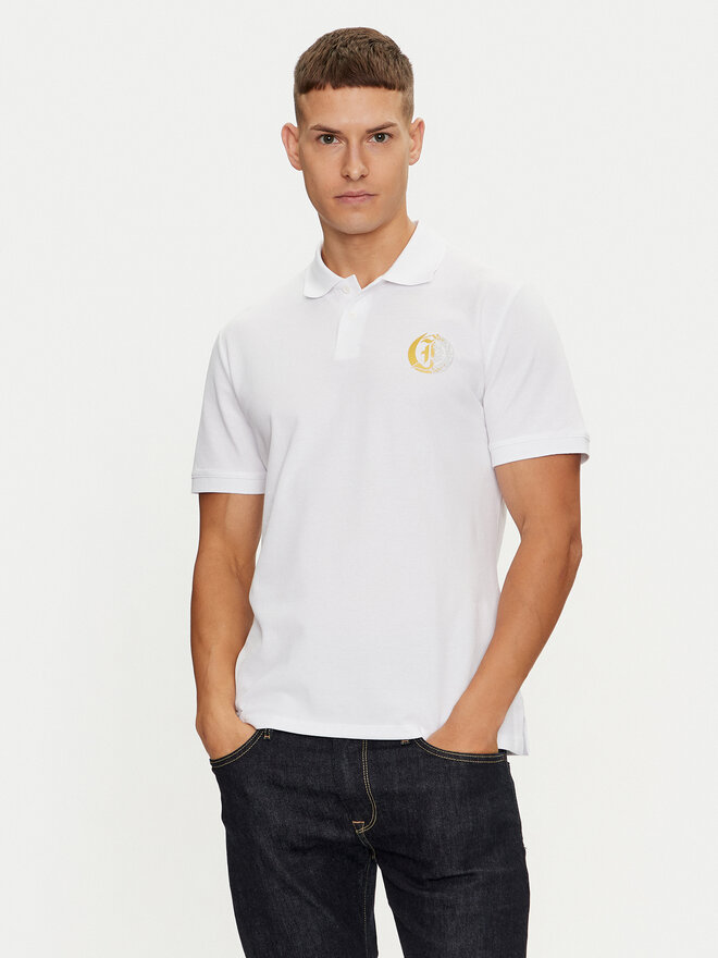 Just Cavalli Just Cavalli Poloshirt 76OAGG19 Weiß Regular Fit