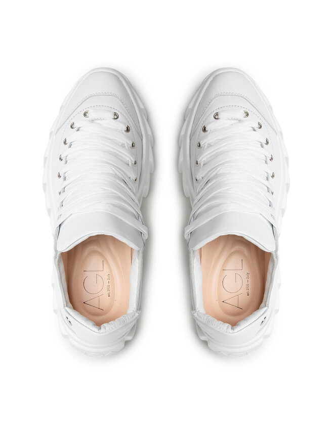 AGL Sneakers AGL Blondie Ties D943005PGKB1152101 Weiß