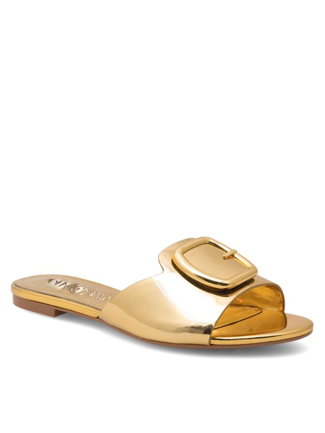 Eva Minge Pantoletten Eva Minge REGINE-SL2273-1 Goldfarben