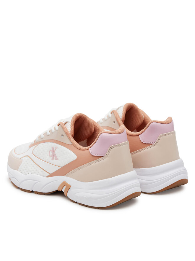 Calvin Klein Jeans Zapatillas Calvin Klein Jeans Retro Tennis Knit Mg YW0YW01887 Blanco