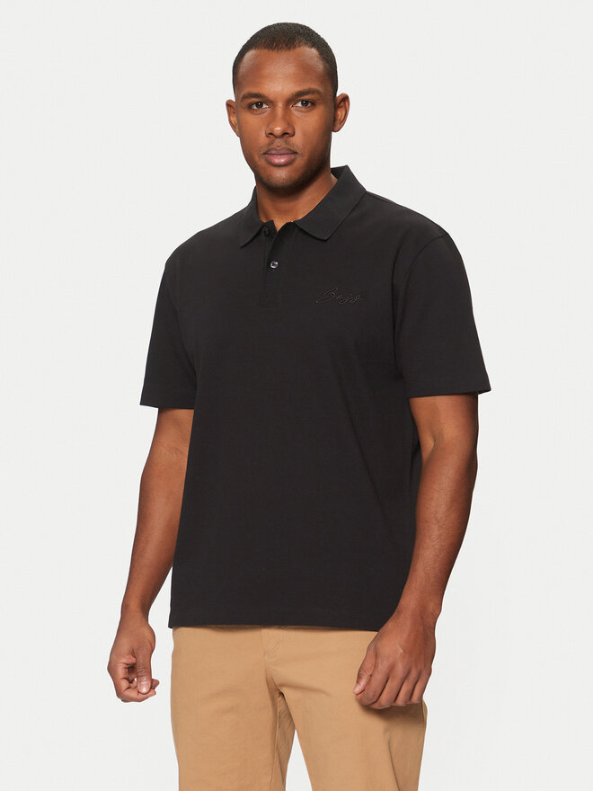 BOSS BOSS Поло C-Parris 104 50531402 Чорний Regular Fit