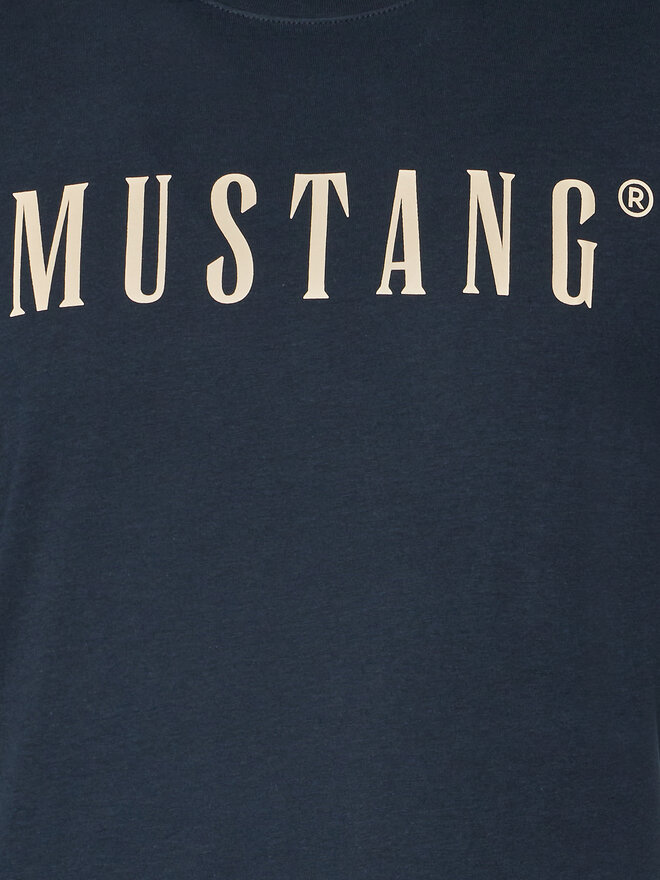 Mustang Mustang Póló Austin 1014695 Sötétkék Regular Fit