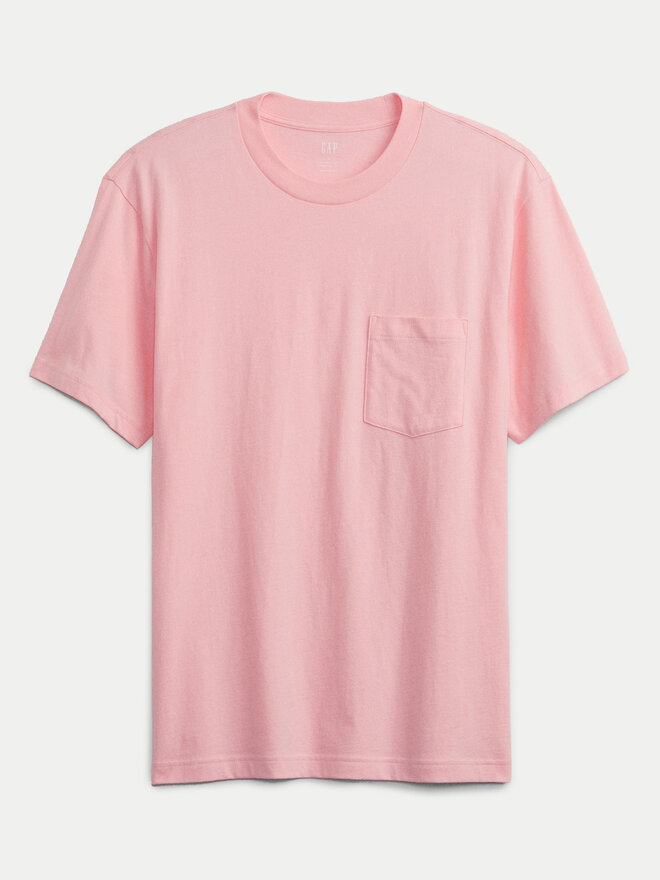 Gap Gap Marškinėliai 627101-01 Rožinė Regular Fit